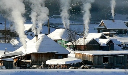 Как топить печь в морозы.